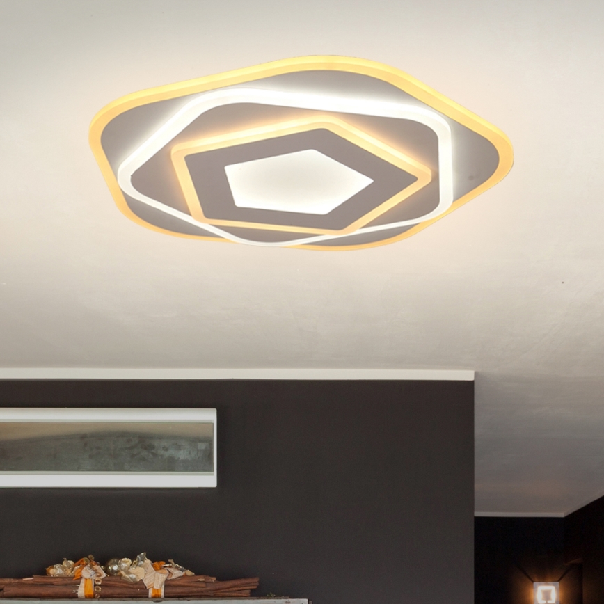 Brilagi - LED Pritemdomas lubinis šviestuvas MODERN MINI LED/53W/230V 3000/4000/6000K + nuotolinio valdymo pultas