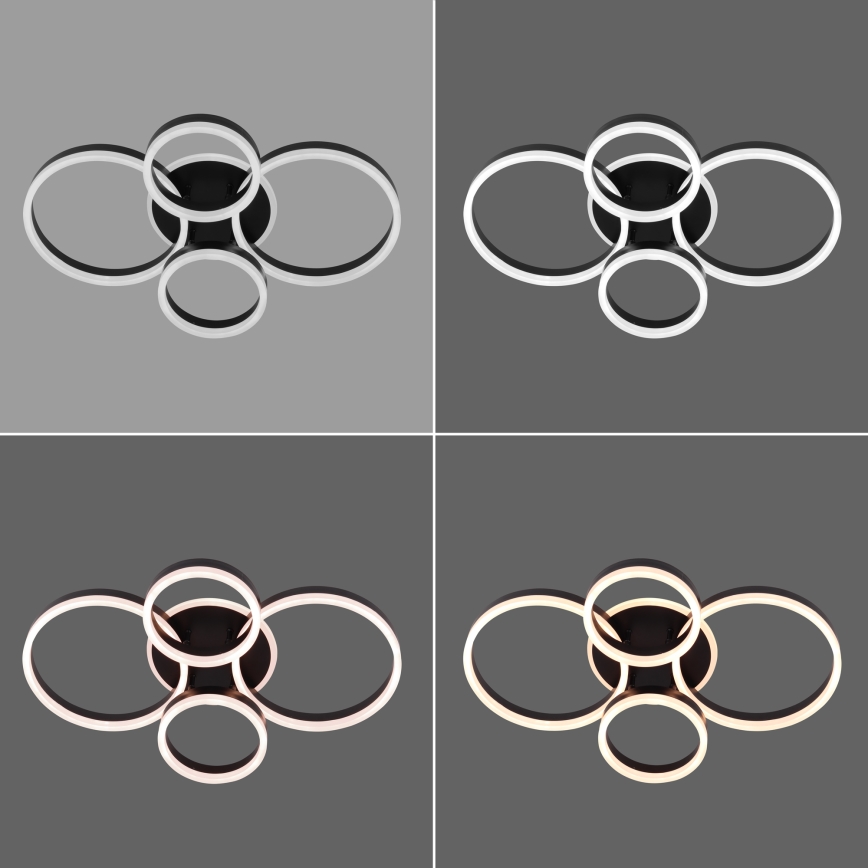 Brilagi - LED Pritemdomas lubinis šviestuvas ORBITS LED/49W/230V 3000/4000/6000K + nuotolinio valdymo pultas