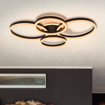 Brilagi - LED Pritemdomas lubinis šviestuvas ORBITS LED/52W/230V 3000/4000/6000K + nuotolinio valdymo pultas