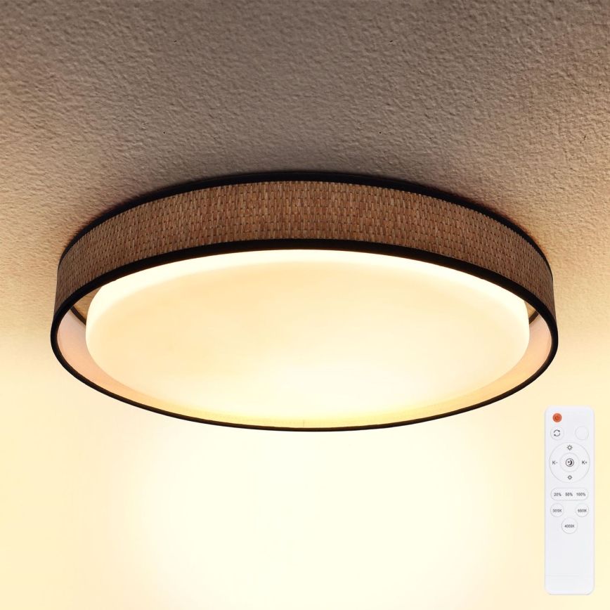 Brilagi - LED Pritemdomas lubinis šviestuvas PILAR LED/48W/230V 3000-6500K diametras 43 cm + nuotolinio valdymo pultas