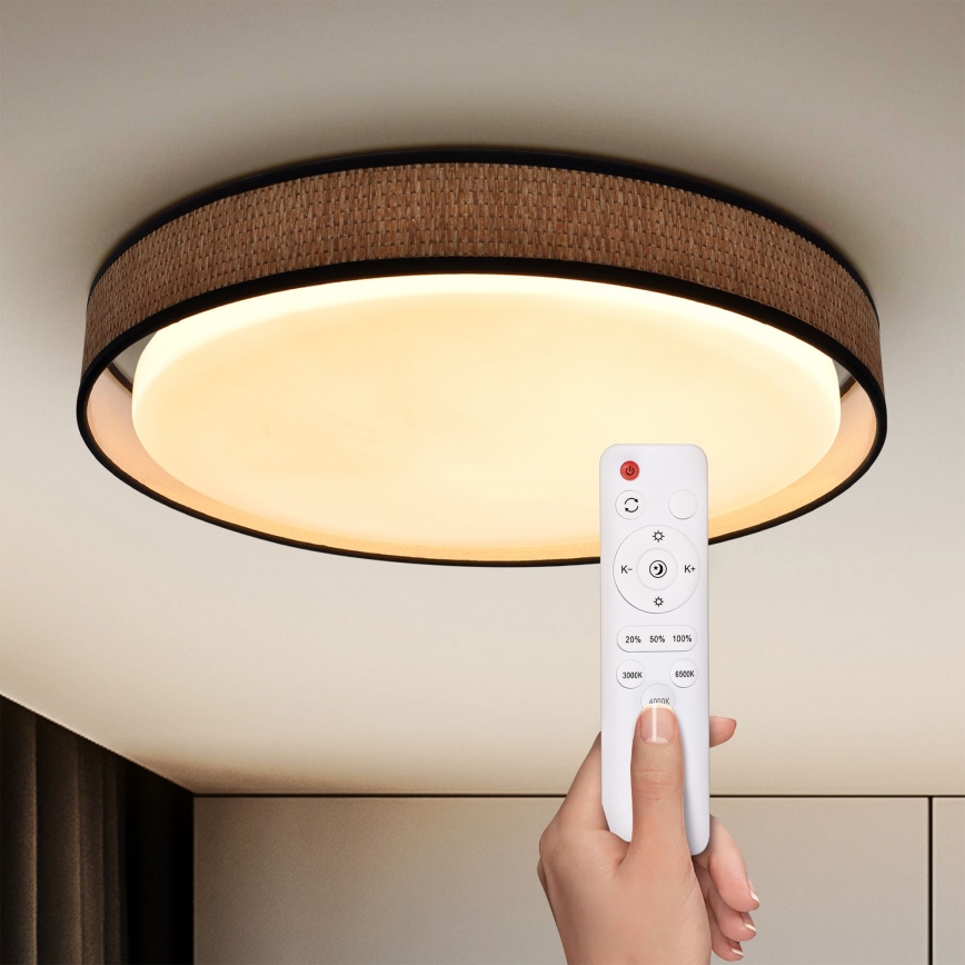 Brilagi - LED Pritemdomas lubinis šviestuvas PILAR LED/48W/230V 3000-6500K diametras 43 cm + nuotolinio valdymo pultas