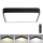 Brilagi - LED Pritemdomas lubinis šviestuvas POOL LED/36W/230V 3000-6000K 40x40 cm juoda + nuotolinio valdymo pultas