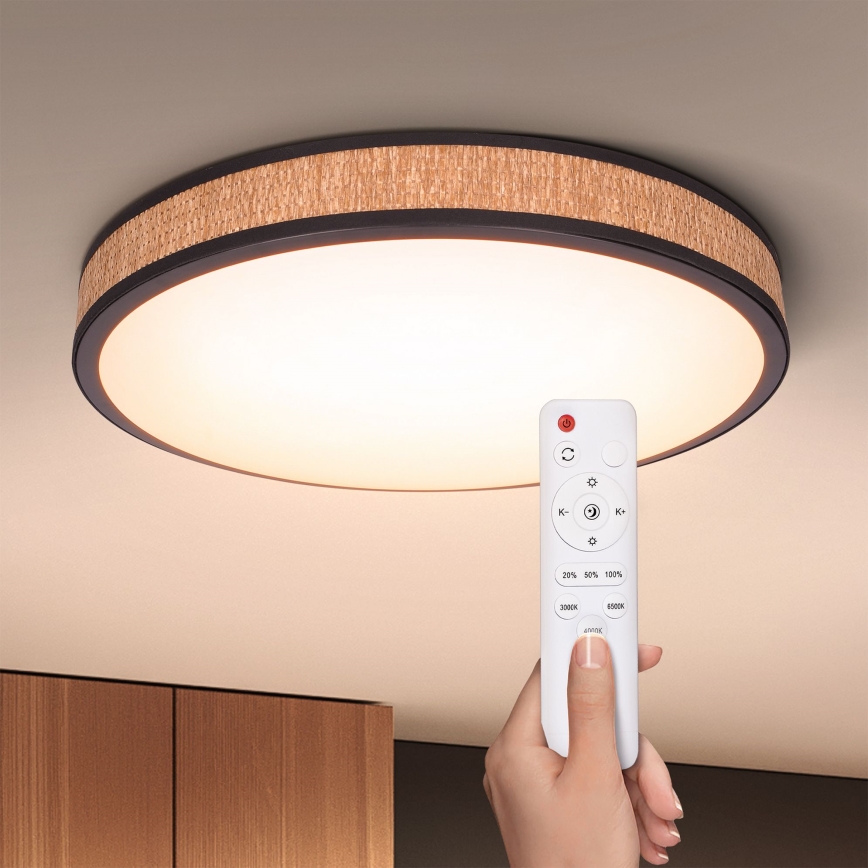 Brilagi - LED Pritemdomas lubinis šviestuvas ROSA LED/48W/230V 3000-6500K diametras 38 cm + nuotolinio valdymo pultas
