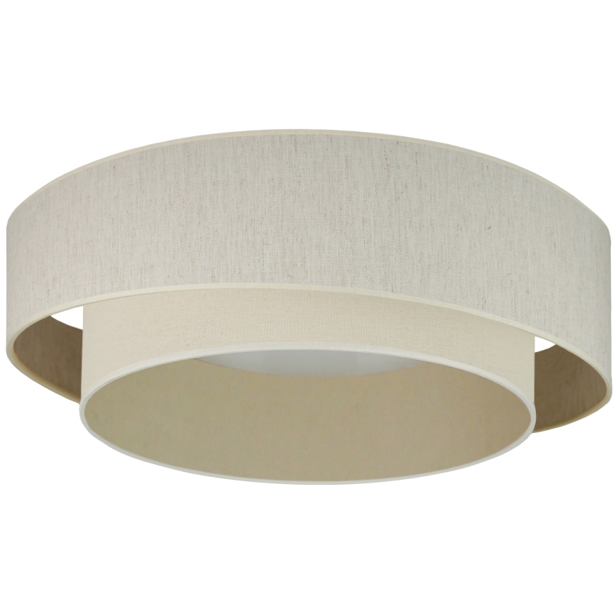 Brilagi - LED Pritemdomas lubinis šviestuvas SHINE LED/24W/230V 3000/4000/6500K kreminė + nuotolinio valdymo pultas