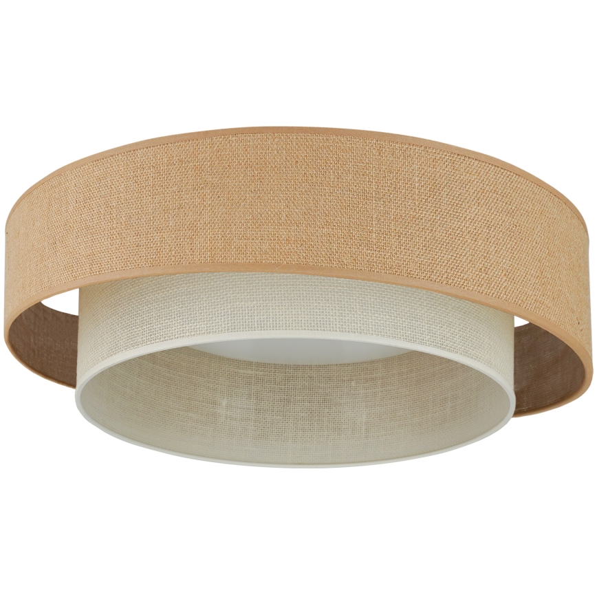 Brilagi - LED Pritemdomas lubinis šviestuvas SHINE LED/24W/230V diametras 60 cm 3000/4000/6500K smėlio spalva/kreminė + nuotolinio valdymo pultas