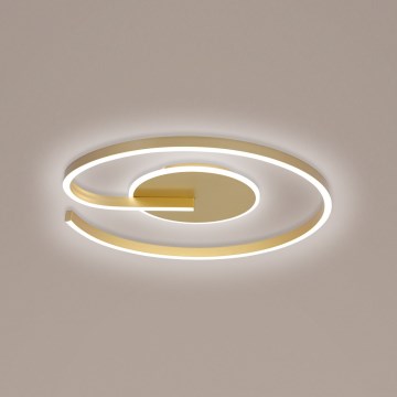 Brilagi -LED Pritemdomas lubinis šviestuvas SPIRAL LED/56W/230V 3000/4000/6000K+ nuotolinio valdymo pultas