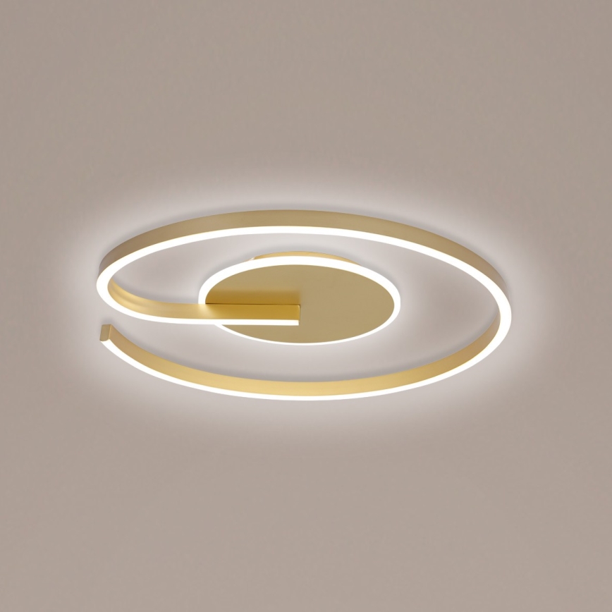Brilagi -LED Pritemdomas lubinis šviestuvas SPIRAL LED/56W/230V 3000/4000/6000K+ nuotolinio valdymo pultas