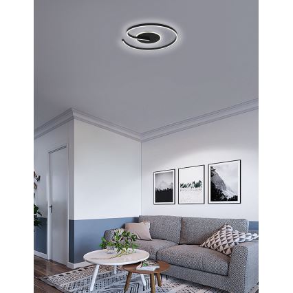 Brilagi - LED Pritemdomas lubinis šviestuvas SPIRAL LED/56W/230V 3000/4000/6000K + nuotolinio valdymo pultas