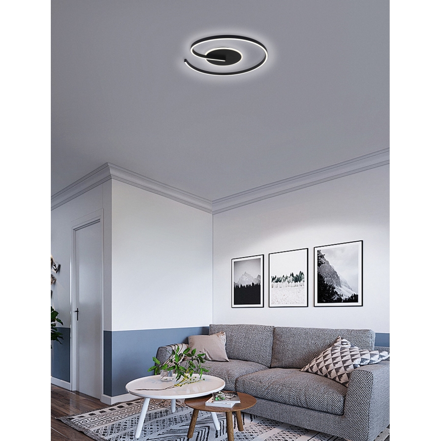 Brilagi - LED Pritemdomas lubinis šviestuvas SPIRAL LED/56W/230V 3000/4000/6000K + nuotolinio valdymo pultas