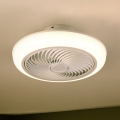 Brilagi - LED Pritemdomas lubinis šviestuvas su ventiliatoriumi LED/30W/230V 3000-6500K balta + nuotolinio valdymo pultas