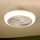 Brilagi - LED Pritemdomas lubinis šviestuvas su ventiliatoriumi LED/30W/230V 3000-6500K balta + nuotolinio valdymo pultas