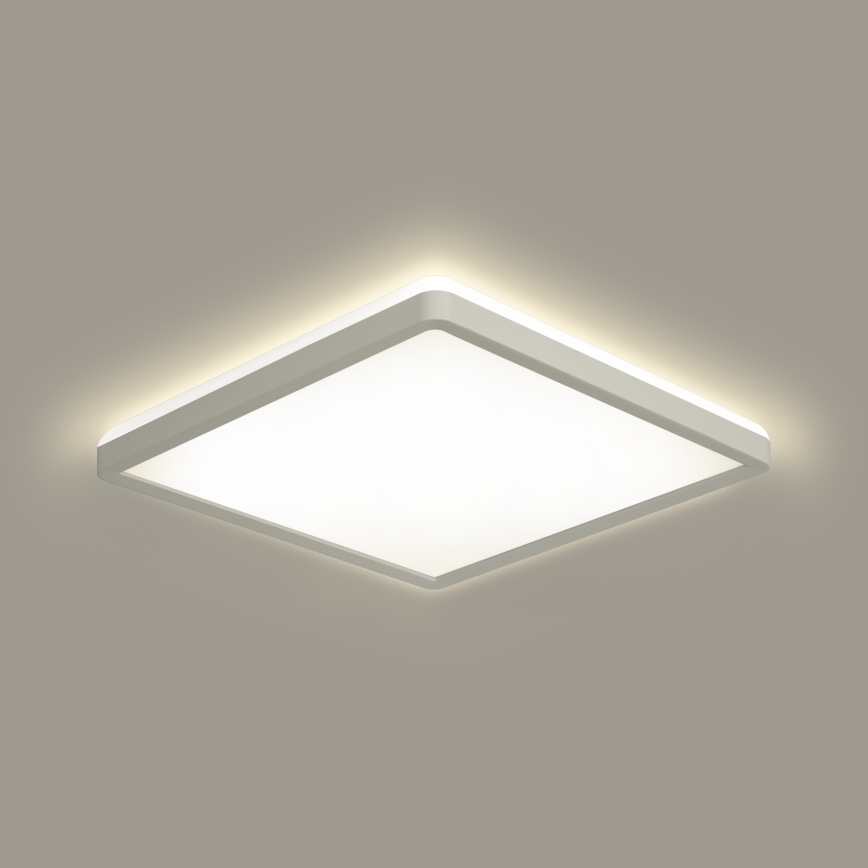 Brilagi - LED Pritemdomas lubinis šviestuvas ULTRA SLIM LED/18W/230V 2700-6500K 30x30 cm balta + nuotolinio valdymo pultas