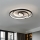 Brilagi - LED Pritemdomas lubinis šviestuvas VELO LED/52W/230V 3000/4000/6000K + nuotolinio valdymo pultas
