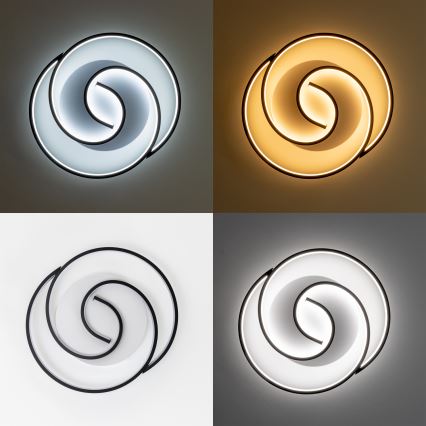 Brilagi - LED Pritemdomas lubinis šviestuvas VELO LED/52W/230V 3000/4000/6000K + nuotolinio valdymo pultas