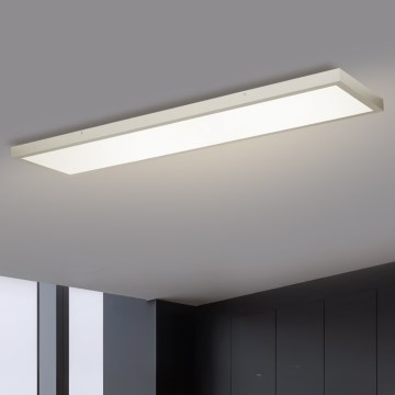 Brilagi - LED pritemdomas lubinis vonios šviestuvas FRAME SMART LED/50W/230V 120x30 cm 3000-6000K IP44 sidabras + nuotolinio valdymo pultas