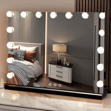 Brilagi - LED Pritemdomas make-up veidrodis HOLLYWOOD LED/15W/230V 3000/4000/6500K