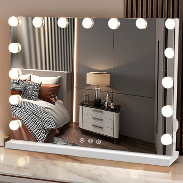 Brilagi - LED Pritemdomas make-up veidrodis HOLLYWOOD LED/15W/230V 3000/4000/6500K