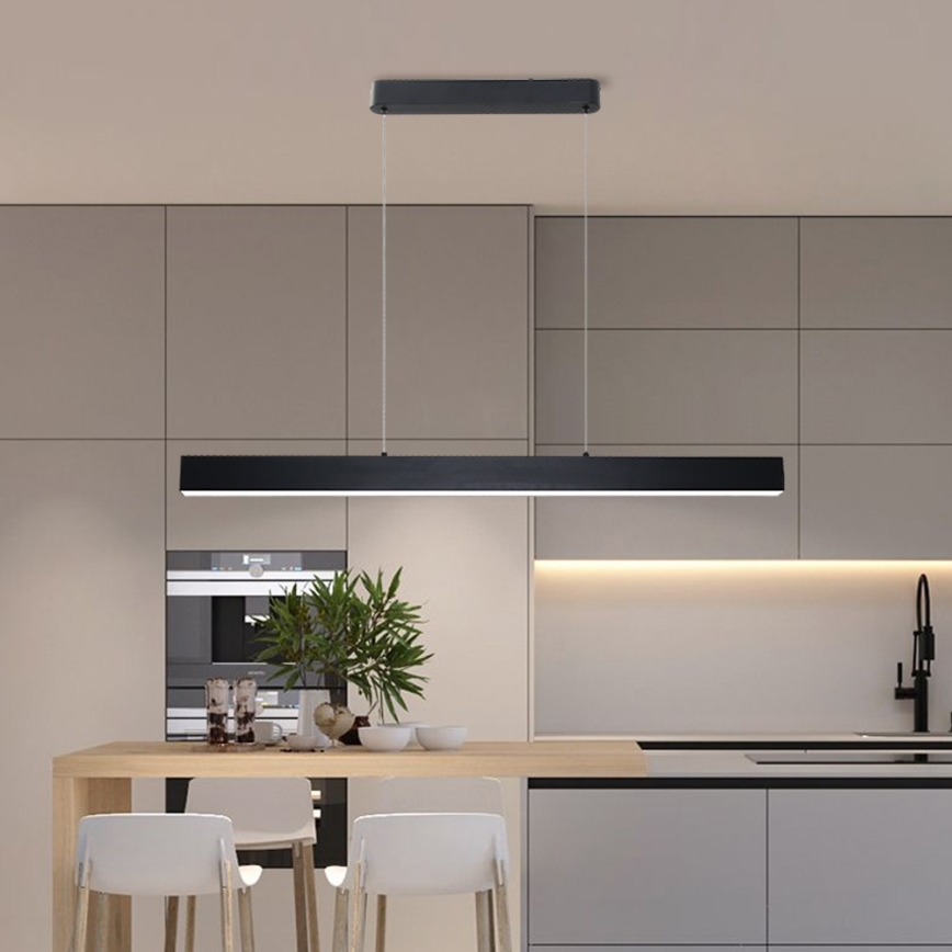 Brilagi - LED Reguliuojamas pakabinamas sietynas SLEEKLINE SMART LED/40W/230V 3000-6000K Wi-Fi Tuya juoda + nuotolinio valdymo pultas