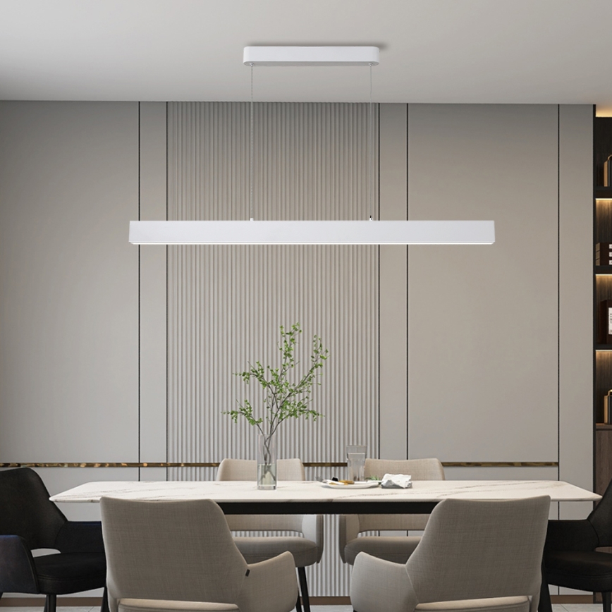 Brilagi - LED Reguliuojamas pakabinamas sietynas SLEEKLINE SMART LED/40W/230V 3000-6000K Wi-Fi Tuya balta + nuotolinio valdymo pultas