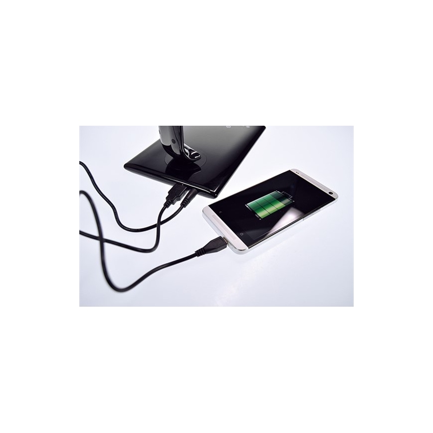 Brilagi - LED pritemdomas stalinis šviestuvas USB connector LED/12W/230V balta 3000 - 6000K