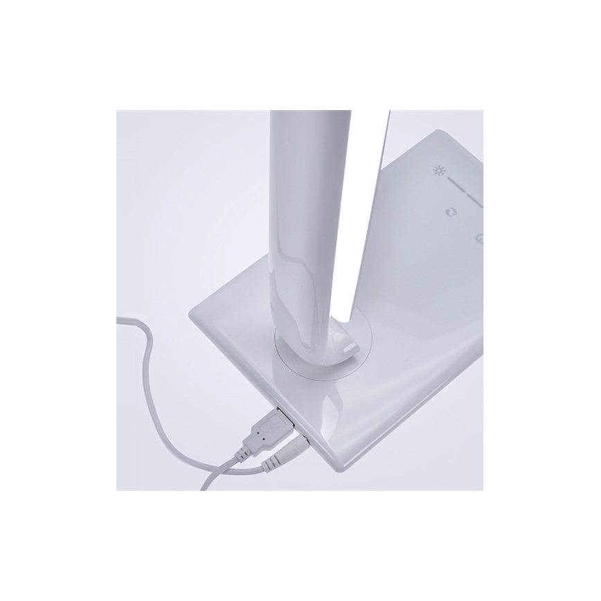 Brilagi - LED pritemdomas stalinis šviestuvas USB connector LED/12W/230V balta 3000 - 6000K