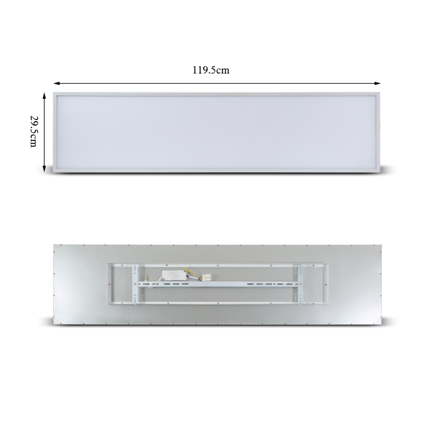 Brilagi - reguliuojamo ryškumo LED lubinis šviestuvas SLIMFRAME LED/58W/230V 120x30 cm 3000-6000K balta + nuotolinis valdymas