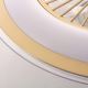 Brilagi - LED Pritemdomas šviestuvas su ventiliatoriumi RONDA LED/48W/230V aukso + VP