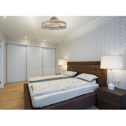 Brilagi - LED Pritemdomas tvirtinamas sietynas LED/86W/230V 3000-6500K auksas + nuotolinio valdymo pultas