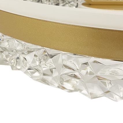 Brilagi - LED Pritemdomas tvirtinamas sietynas LED/86W/230V 3000-6500K auksas + nuotolinio valdymo pultas