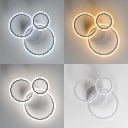 Brilagi - LED Pritemdomas tvirtinamas sietynas ORBITS LED/40W/230V 3000-6500K balta + nuotolinio valdymo pultas