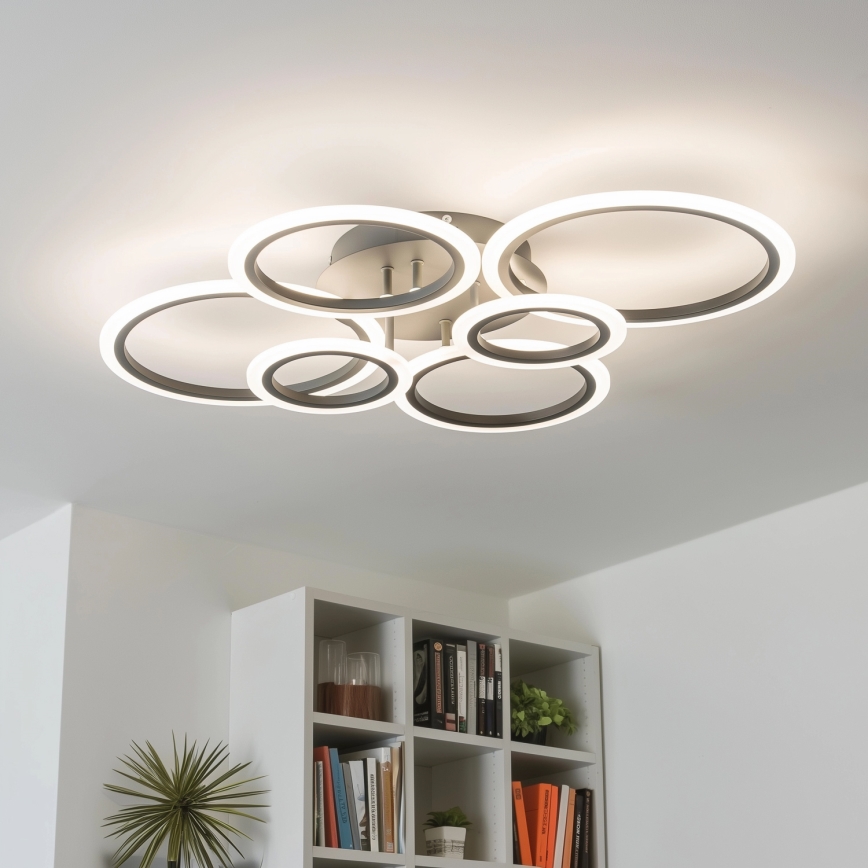 Brilagi - LED Pritemdomas tvirtinamas sietynas ORBITS LED/85W/230V 3000-6500K antracitas + nuotolinio valdymo pultas