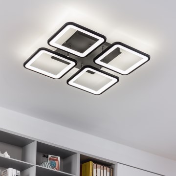 Brilagi - LED Pritemdomas tvirtinamas sietynas SQUARED LED/85W/230V 3000-6500K + nuotolinio valdymo pultas