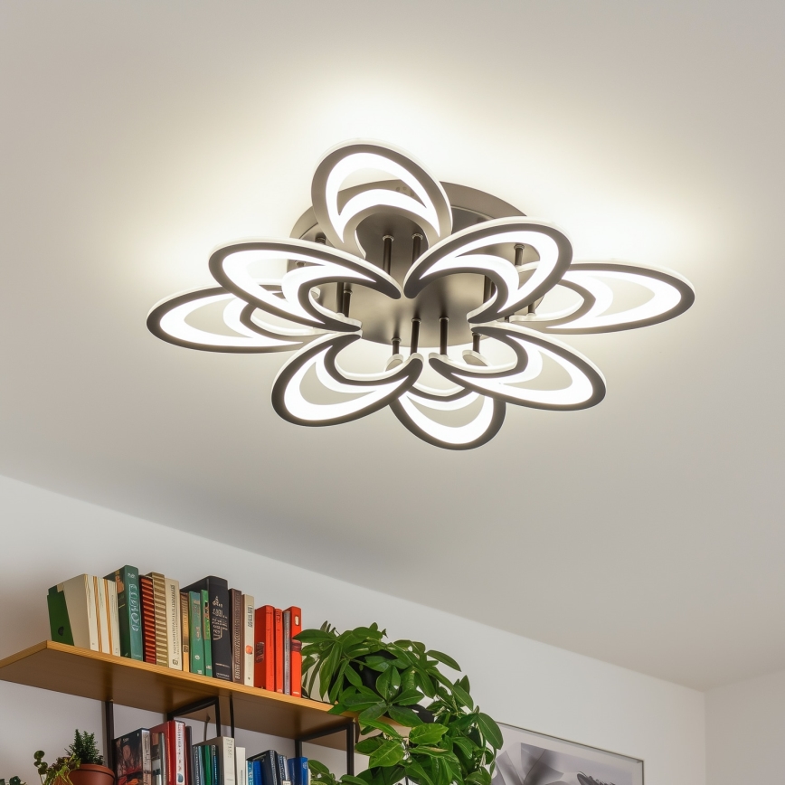 Brilagi - LED Pritemdomas tvirtinamas sietynas TWIST LED/125W/230V 3000-6500K + nuotolinio valdymo pultas