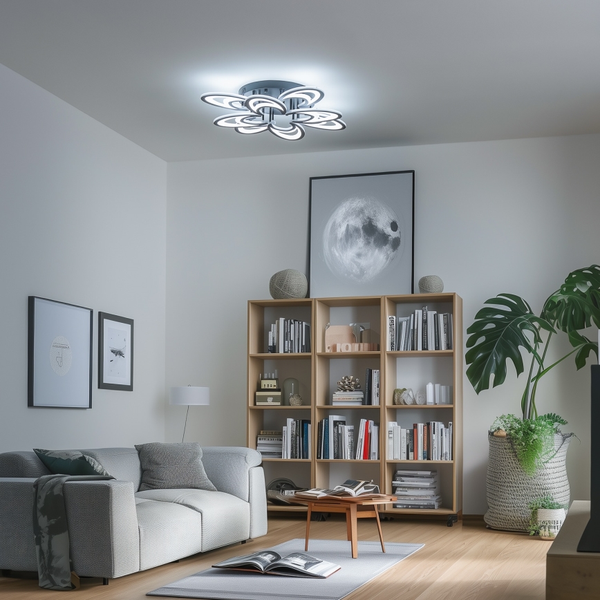 Brilagi - LED Pritemdomas tvirtinamas sietynas TWIST LED/125W/230V 3000-6500K + nuotolinio valdymo pultas