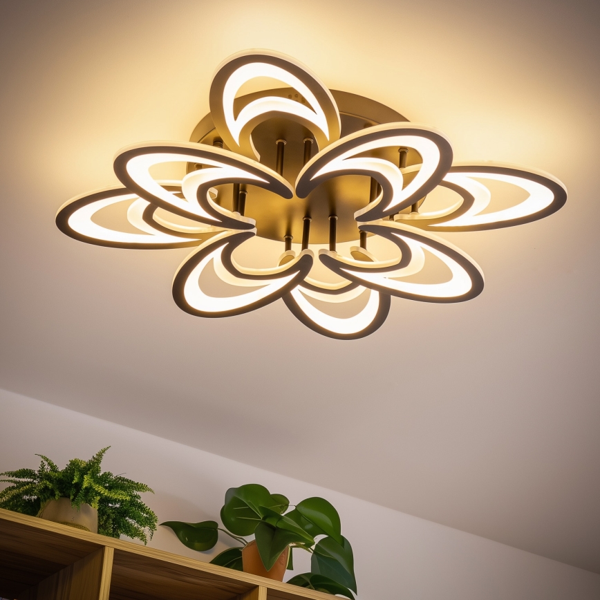 Brilagi - LED Pritemdomas tvirtinamas sietynas TWIST LED/125W/230V 3000-6500K + nuotolinio valdymo pultas