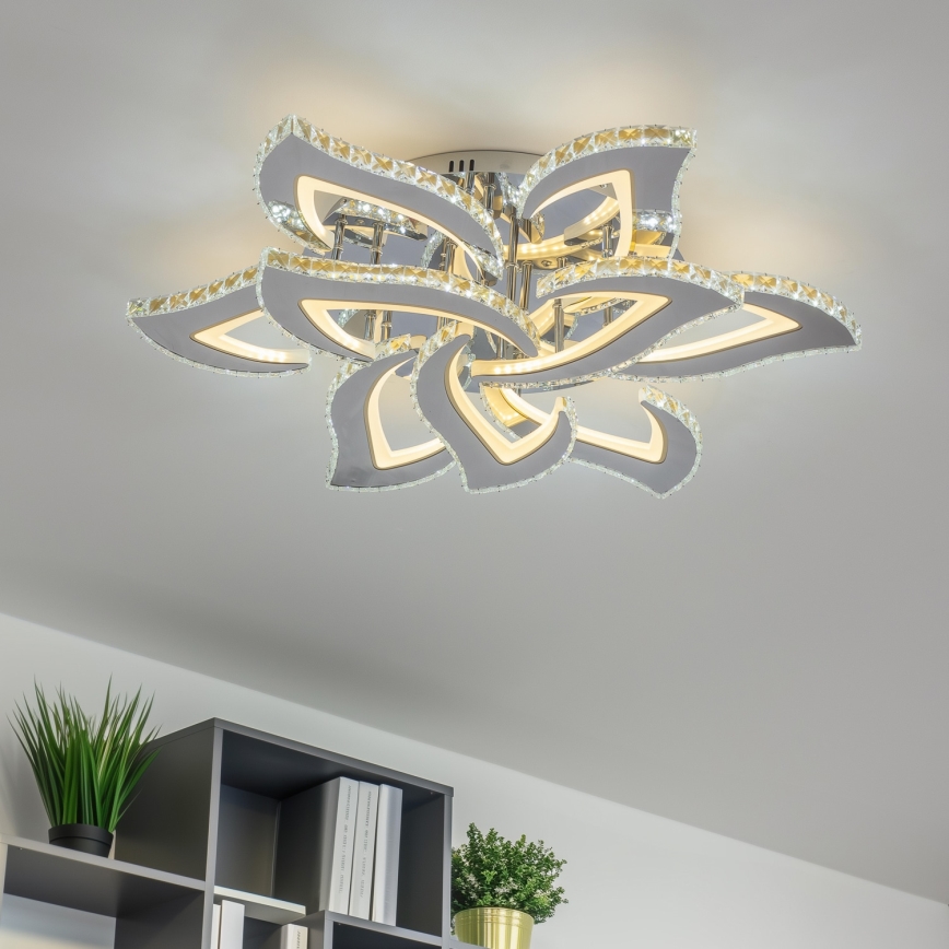 Brilagi - LED Pritemdomas tvirtinamas sietynas TWIST LED/180W/230V 3000-6500K + nuotolinio valdymo pultas