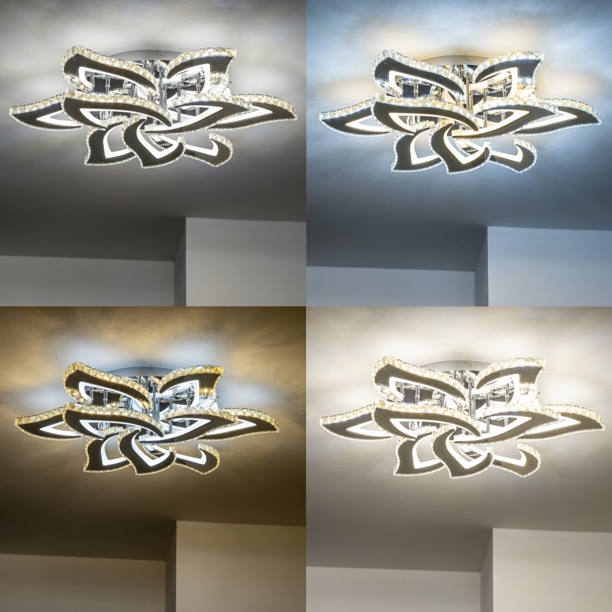 Brilagi - LED Pritemdomas tvirtinamas sietynas TWIST LED/180W/230V 3000-6500K + nuotolinio valdymo pultas