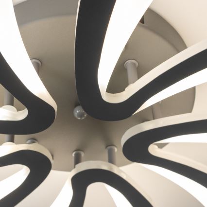 Brilagi - LED Pritemdomas tvirtinamas sietynas TWIST LED/55W/230V 3000-6500K antracitas + nuotolinio valdymo pultas