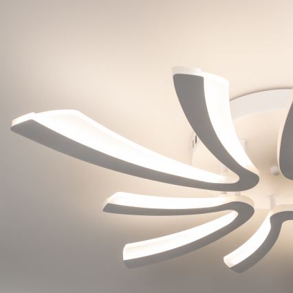 Brilagi - LED Pritemdomas tvirtinamas sietynas TWIST LED/55W/230V 3000-6500K balta + nuotolinio valdymo pultas