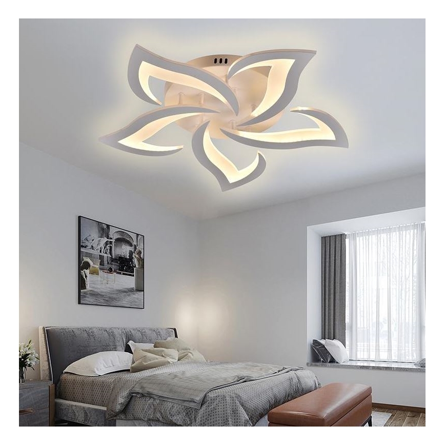 Brilagi - LED Pritemdomas tvirtinamas sietynas TWIST LED/55W/230V 3000-6500K balta + nuotolinio valdymo pultas