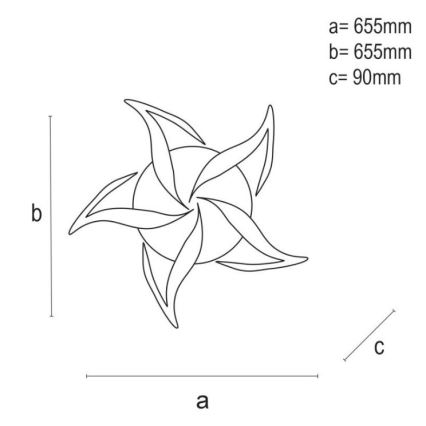 Brilagi - LED Pritemdomas tvirtinamas sietynas TWIST LED/55W/230V 3000-6500K balta + nuotolinio valdymo pultas