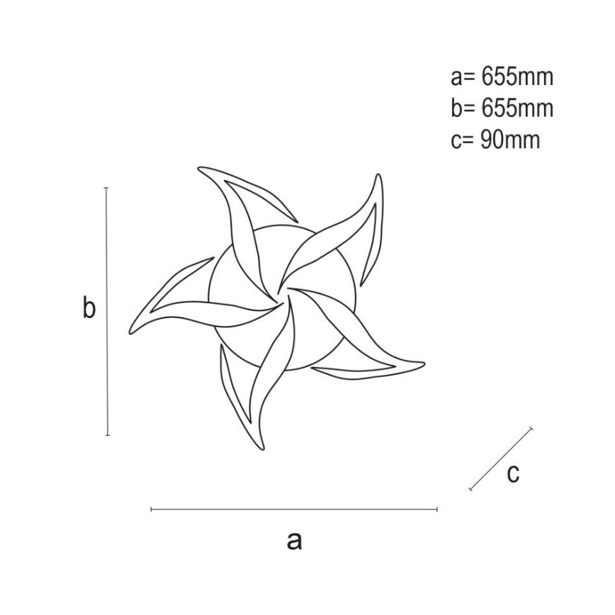 Brilagi - LED Pritemdomas tvirtinamas sietynas TWIST LED/55W/230V 3000-6500K balta + nuotolinio valdymo pultas
