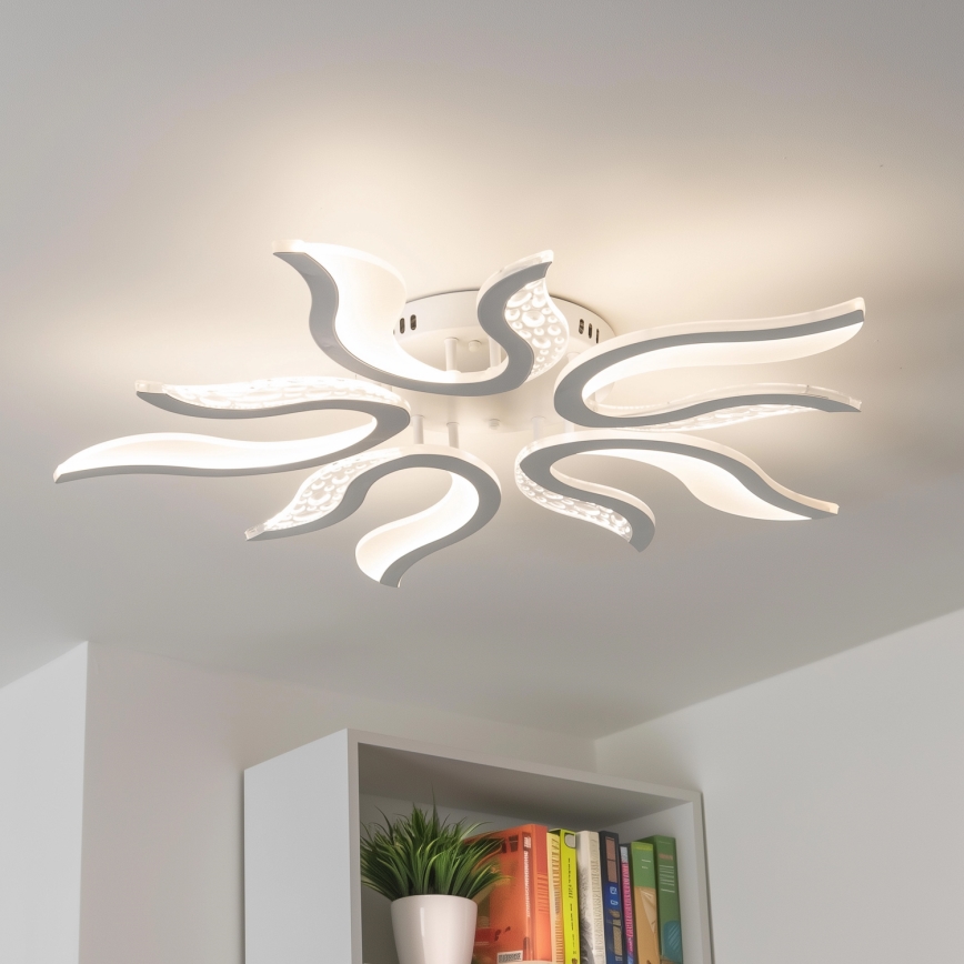 Brilagi - LED Pritemdomas tvirtinamas sietynas TWIST LED/65W/230V 3000-6500K balta + nuotolinio valdymo pultas