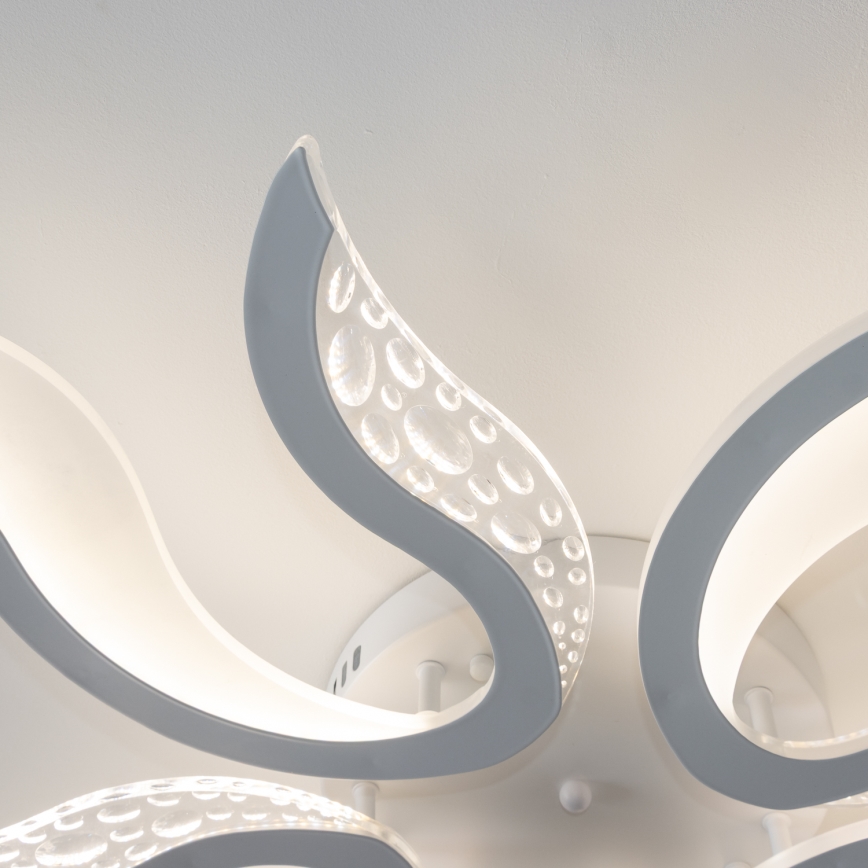 Brilagi - LED Pritemdomas tvirtinamas sietynas TWIST LED/65W/230V 3000-6500K balta + nuotolinio valdymo pultas