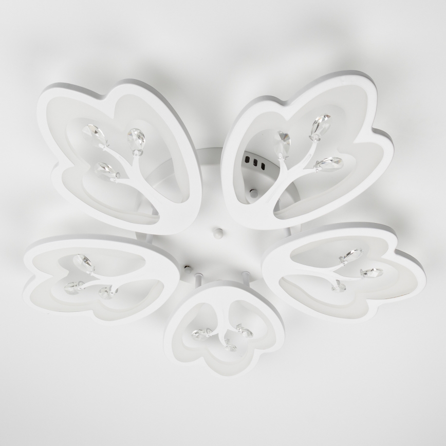 Brilagi - LED Pritemdomas tvirtinamas sietynas TWIST LED/80W/230V 3000-6500K balta + nuotolinio valdymo pultas
