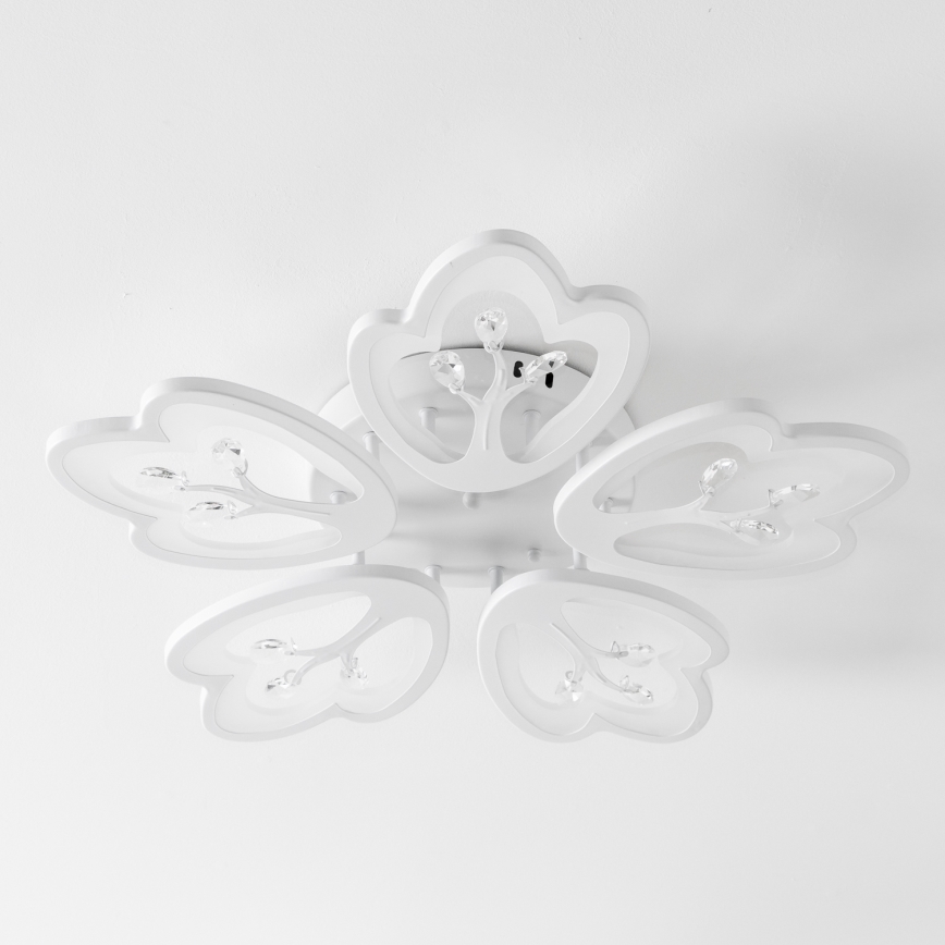 Brilagi - LED Pritemdomas tvirtinamas sietynas TWIST LED/80W/230V 3000-6500K balta + nuotolinio valdymo pultas