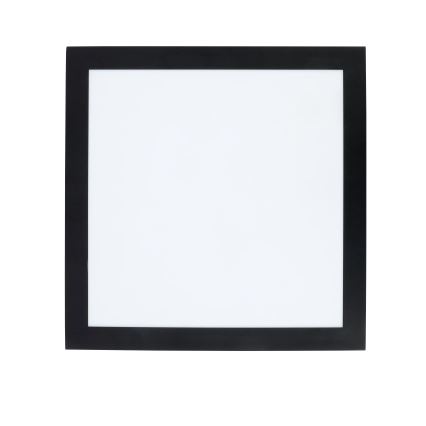 Brilagi - LED pritemdomas lubinis vonios šviestuvas FRAME SMART LED/24W/230V 30x30 cm 3000-6000K IP44 juoda + nuotolinio valdymo pultas