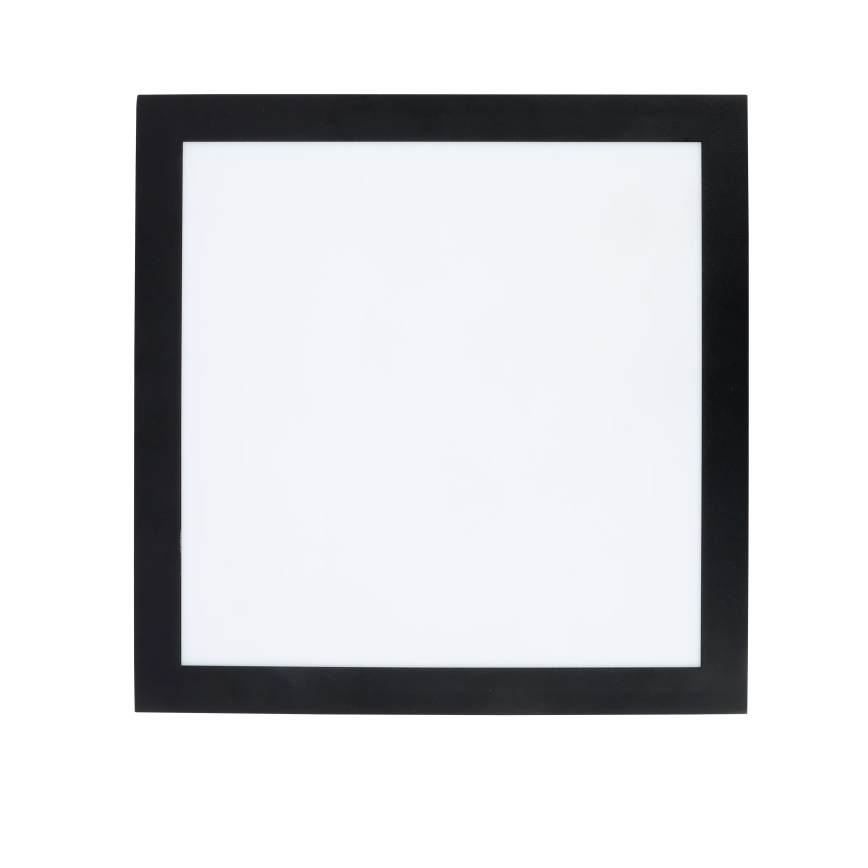 Brilagi - LED pritemdomas lubinis vonios šviestuvas FRAME SMART LED/24W/230V 30x30 cm 3000-6000K IP44 juoda + nuotolinio valdymo pultas