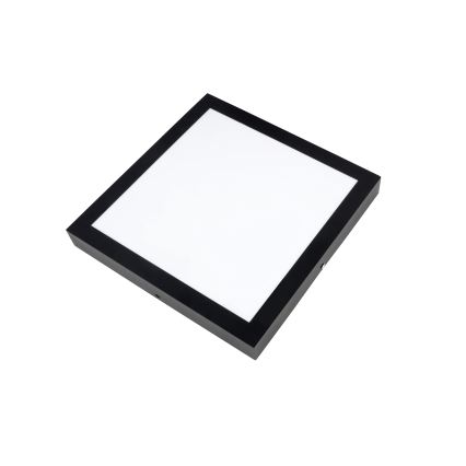 Brilagi - LED pritemdomas lubinis vonios šviestuvas FRAME SMART LED/24W/230V 30x30 cm 3000-6000K IP44 juoda + nuotolinio valdymo pultas
