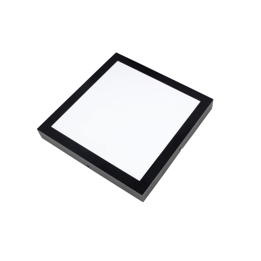 Brilagi - LED pritemdomas lubinis vonios šviestuvas FRAME SMART LED/24W/230V 30x30 cm 3000-6000K IP44 juoda + nuotolinio valdymo pultas